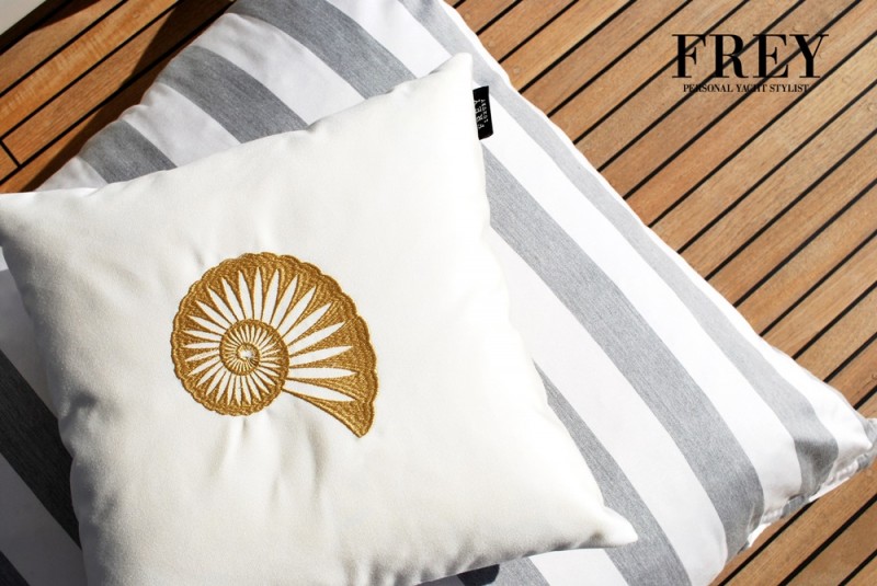 Frey luxury pillows - yacht decor